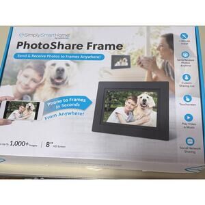 Sealed NIB PhotoShare SimplySmartHome Frame 8" HD